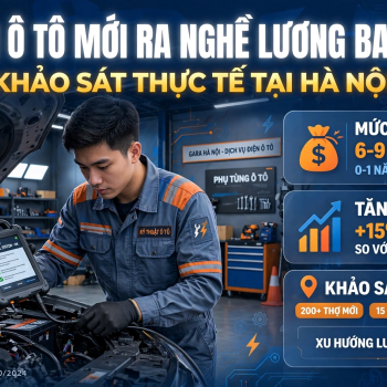 Thợ Điện Ô Tô Mới Ra Nghề Lương Bao Nhiêu? Khảo Sát Thực Tế Tại Hà Nội