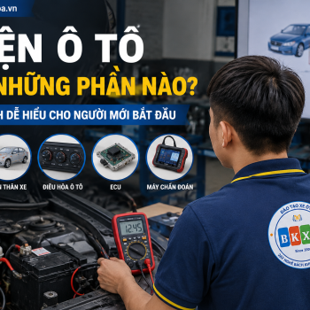 Học nghề điện Ô Tô Gồm Những Phần Nào? Giải Thích Dễ Hiểu Cho Người Mới Bắt Đầu